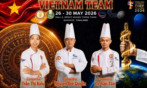 Đoàn Việt Nam lập kỳ tích tại Cuộc thi Đầu bếp Tài năng Thái Lan 2026 sau 9 năm